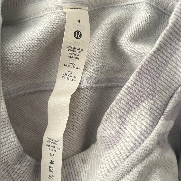 Lululemon White Camo Sweatshirt - Picture 2 of 4